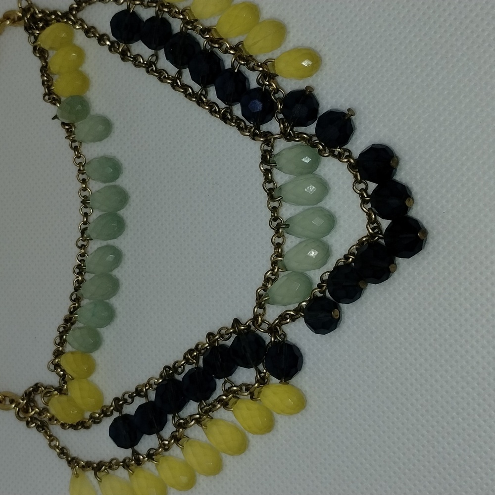 Multicolored statement necklace - Picture 4 of 4